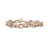 Paved Thick Chain Rose Bracelet Dubai