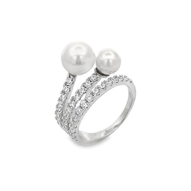 Pearl Archer Silver Ring