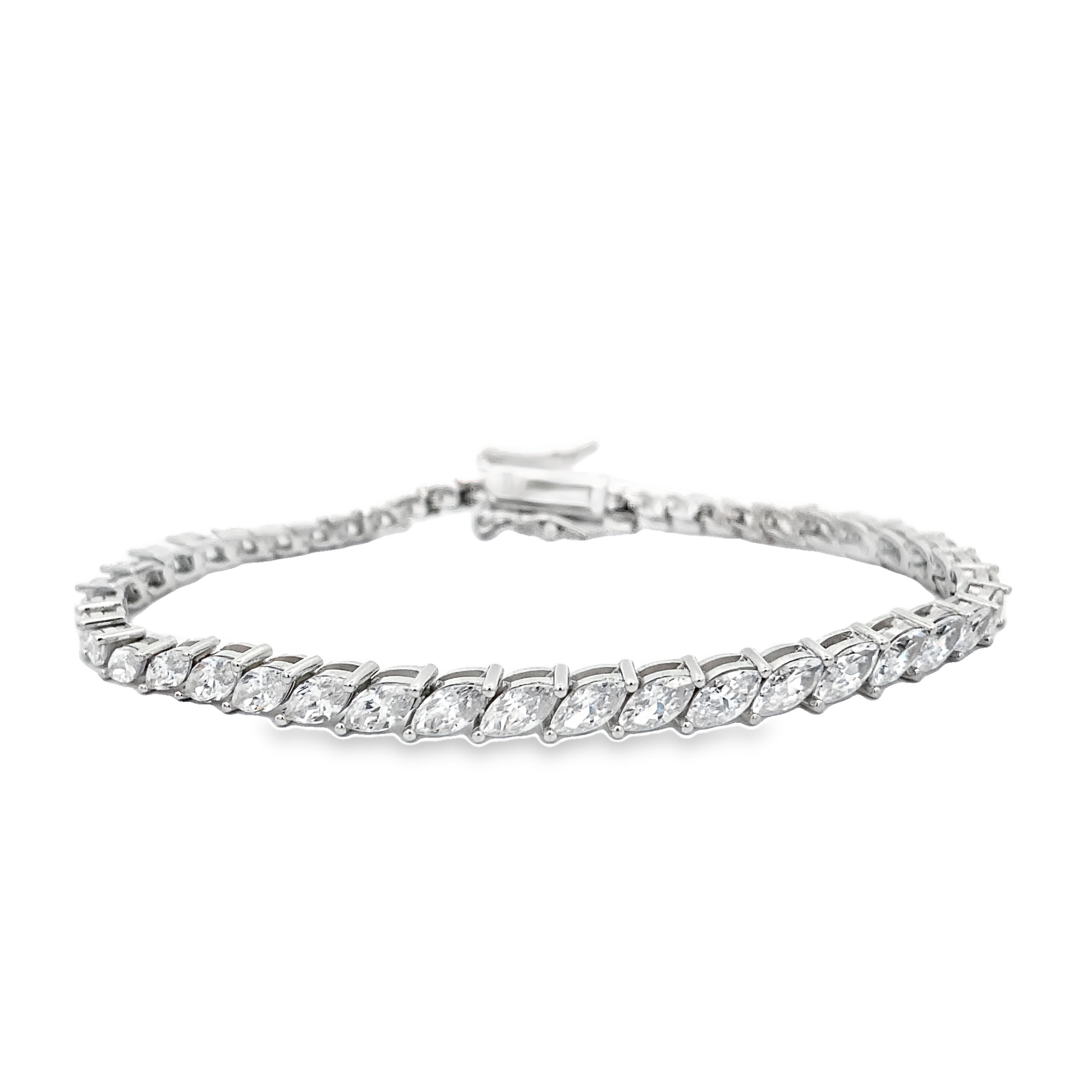 Marquise Silver Bracelet