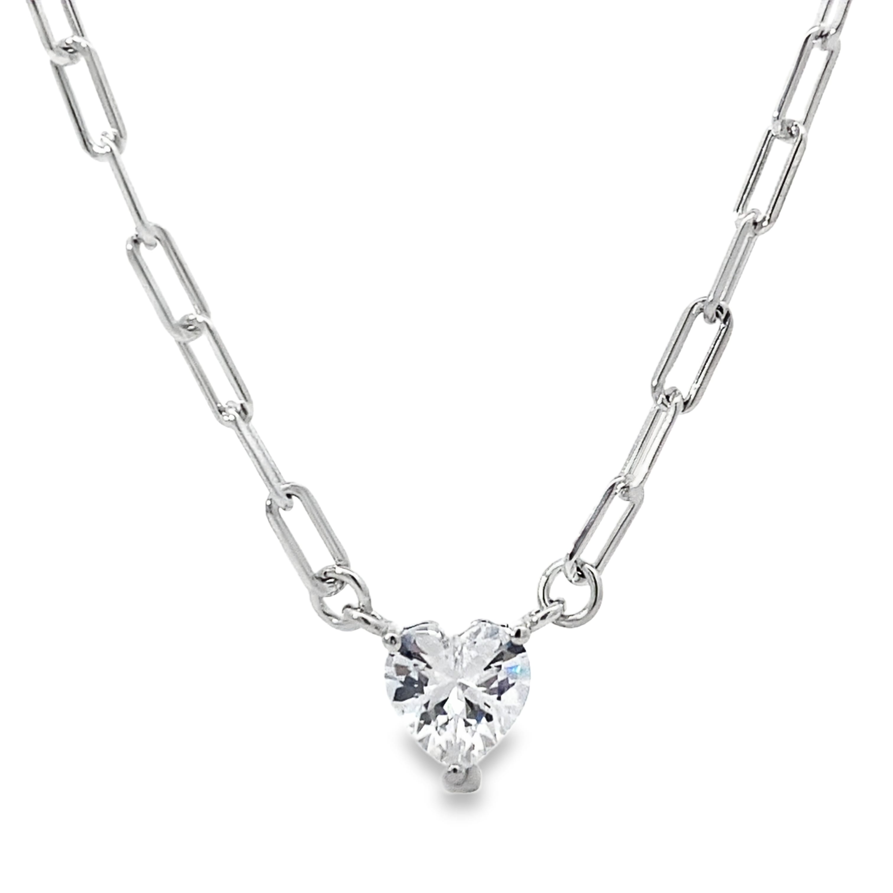 Heart On Chain Necklace