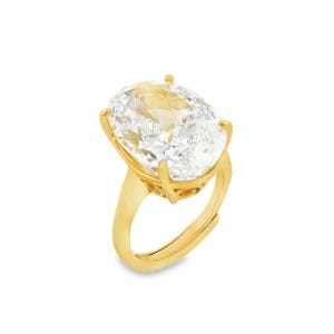 Aurora Oval Yellow Ring