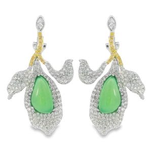 Jade Blossom Earrings