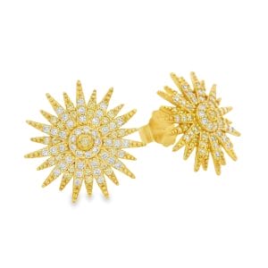 Sunrays Yellow Earring