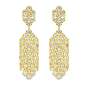 Soft Diva Yellow Drop Earrings
