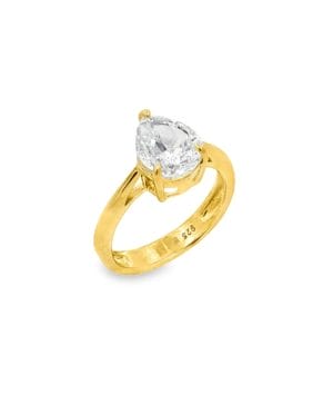 Pear Pinky Ring