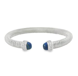 Vogue Cuff Bangle (Lapis Lazuli)