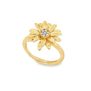 Sunflower Cascade Yellow Ring