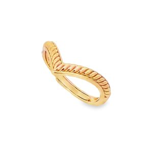 Zigzag Radiance Yellow Ring
