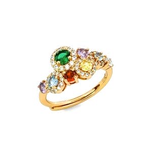 Rainbow Reverie Yellow Ring