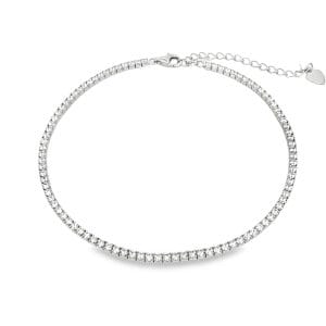 Tennis Silver Anklet (2.0 mm)