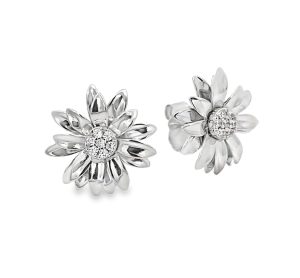 Sunflower Cascade Stud Earrings