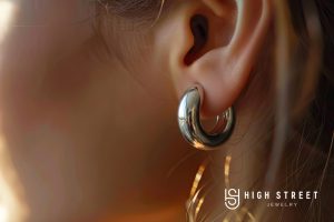 Statement silver earrings