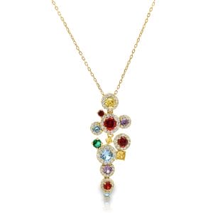 Rainbow Reverie Yellow Necklace