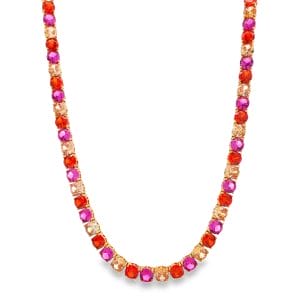 Tennis 5.0mm Multicolor Necklace