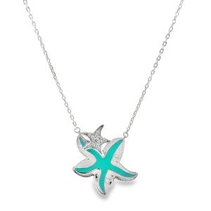 Seastar Enamel Tiffany Necklace