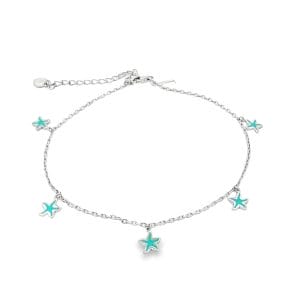 Seastar Enamel Tiffany Anklet