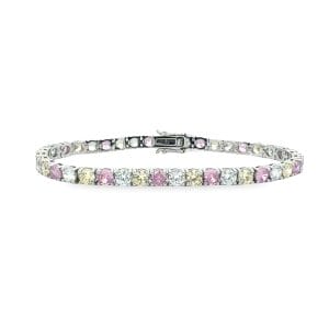The Tennis Silver Bracelet (4.0mm)