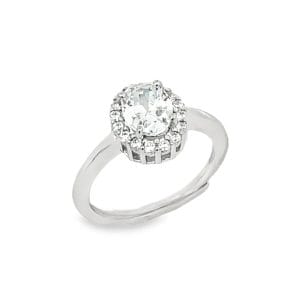 Oval Silver Ring
