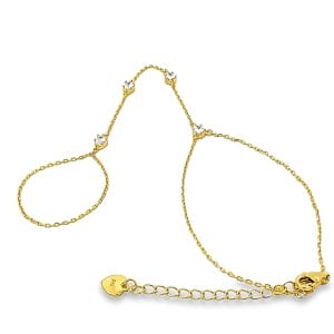 Pear Glow Hand Chain Bracelet